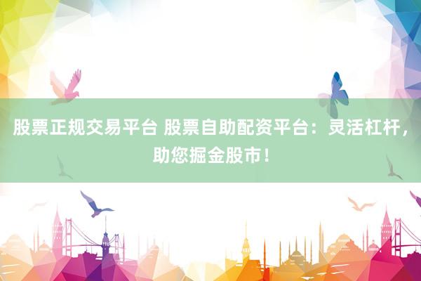 股票正规交易平台 股票自助配资平台：灵活杠杆，助您掘金股市！