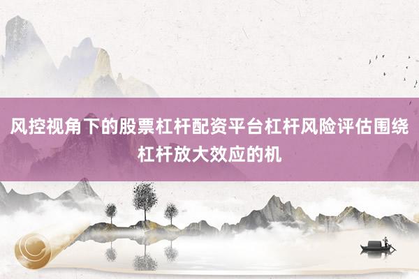 风控视角下的股票杠杆配资平台杠杆风险评估围绕杠杆放大效应的机